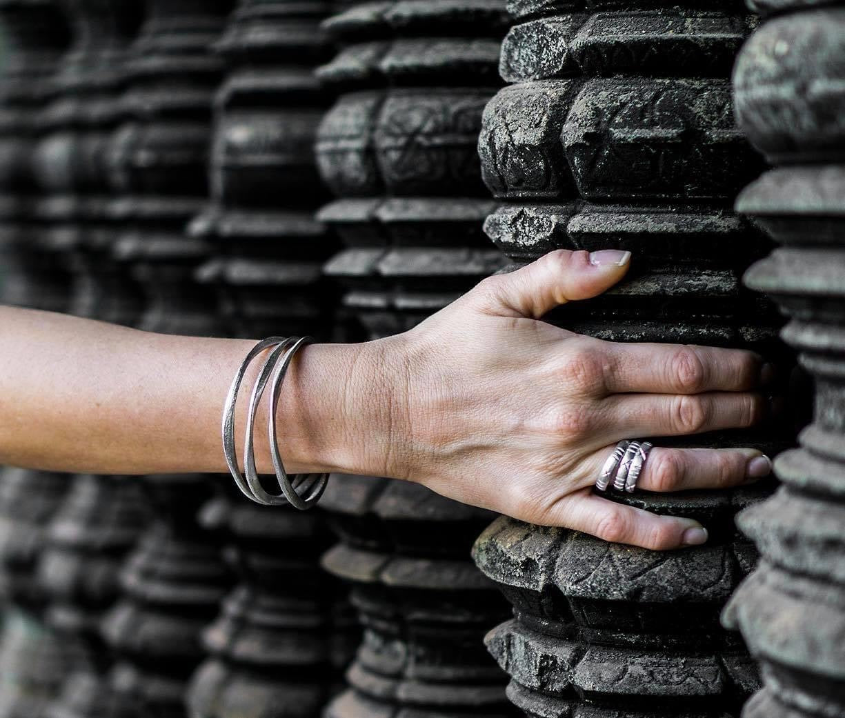 Bracciale Martellato a Mano