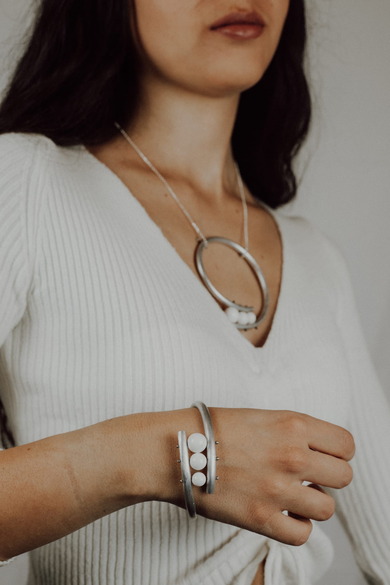 Triple Stone Bangle