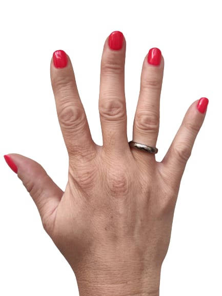Black Metal Basic Ring