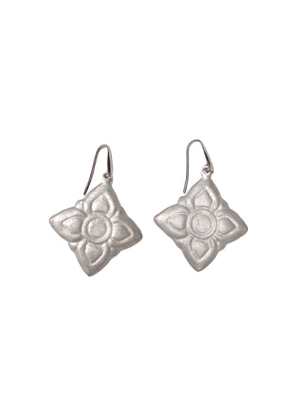 Lotus flower earrings