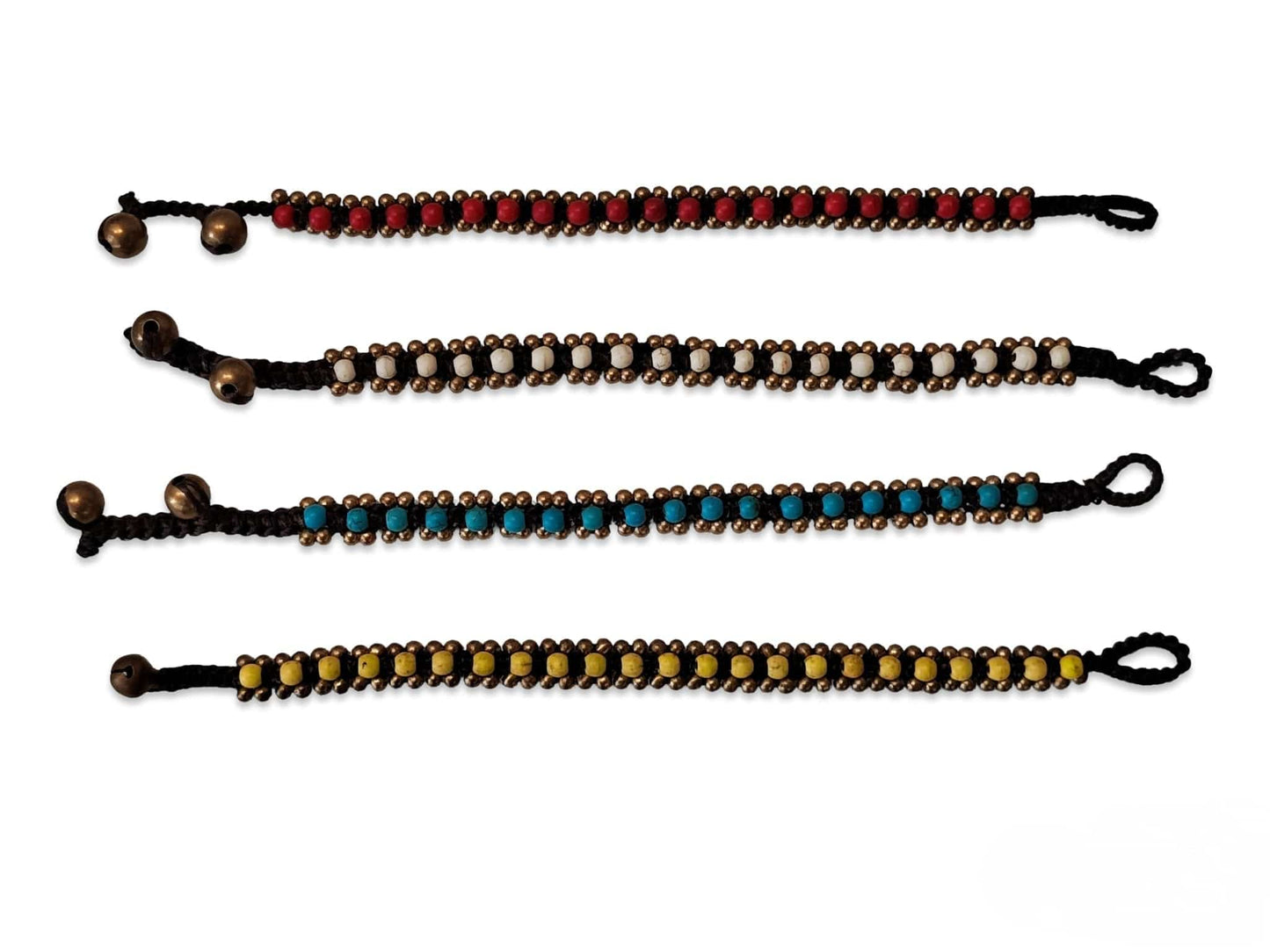 Bracciali perline colorate