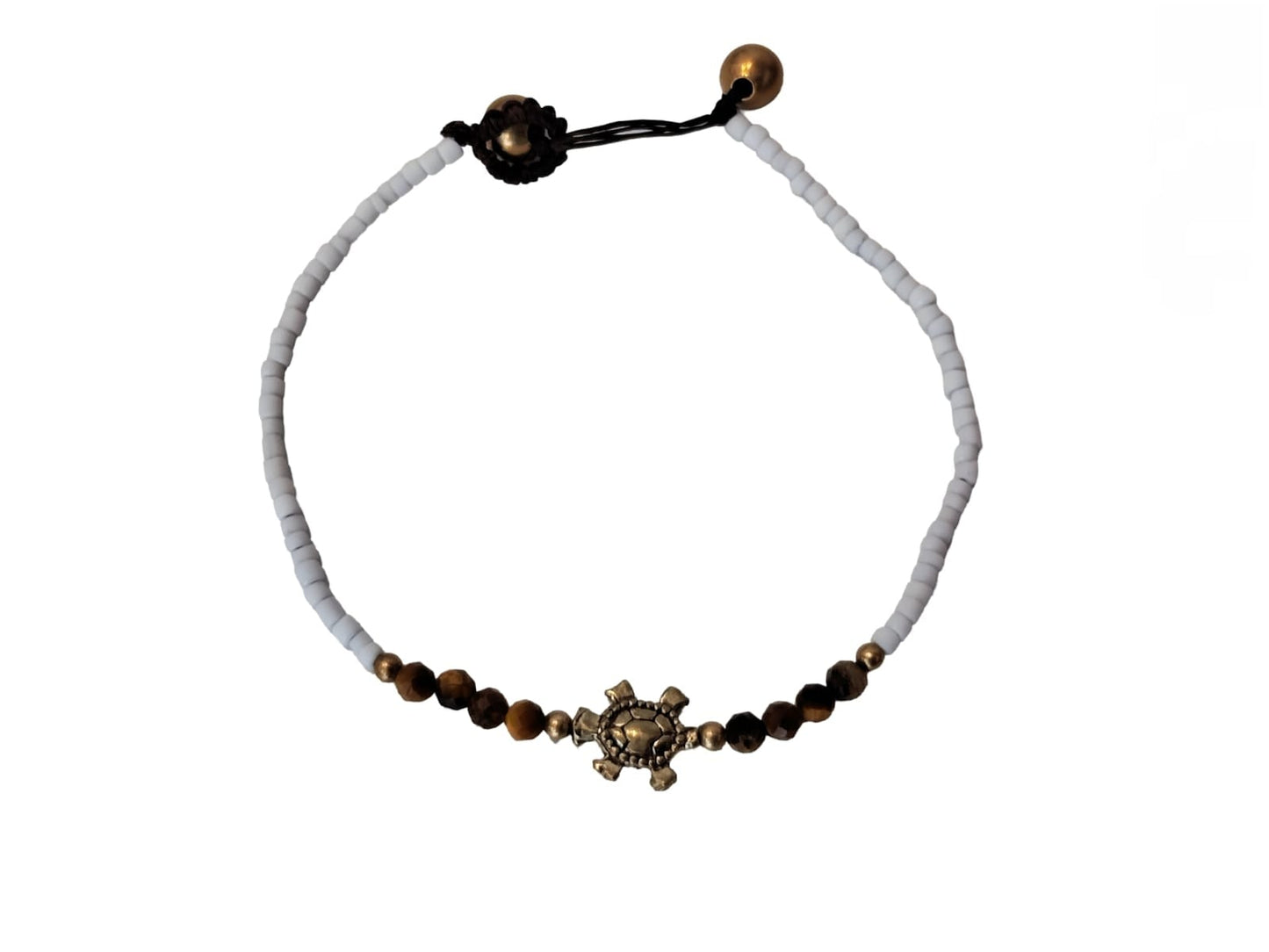 White Bead Bracelet