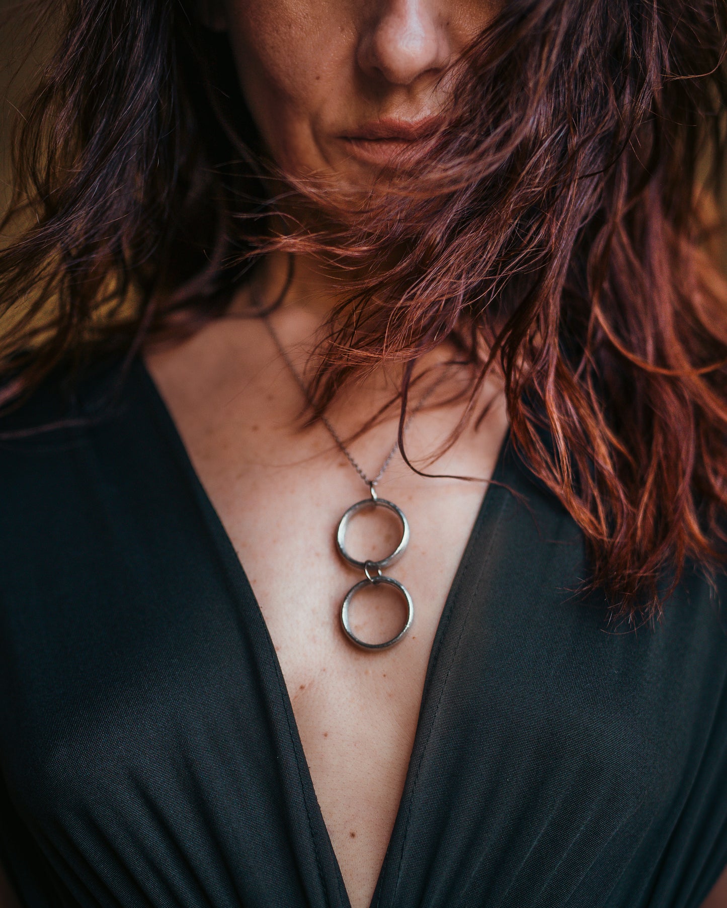 Collana doppio anello