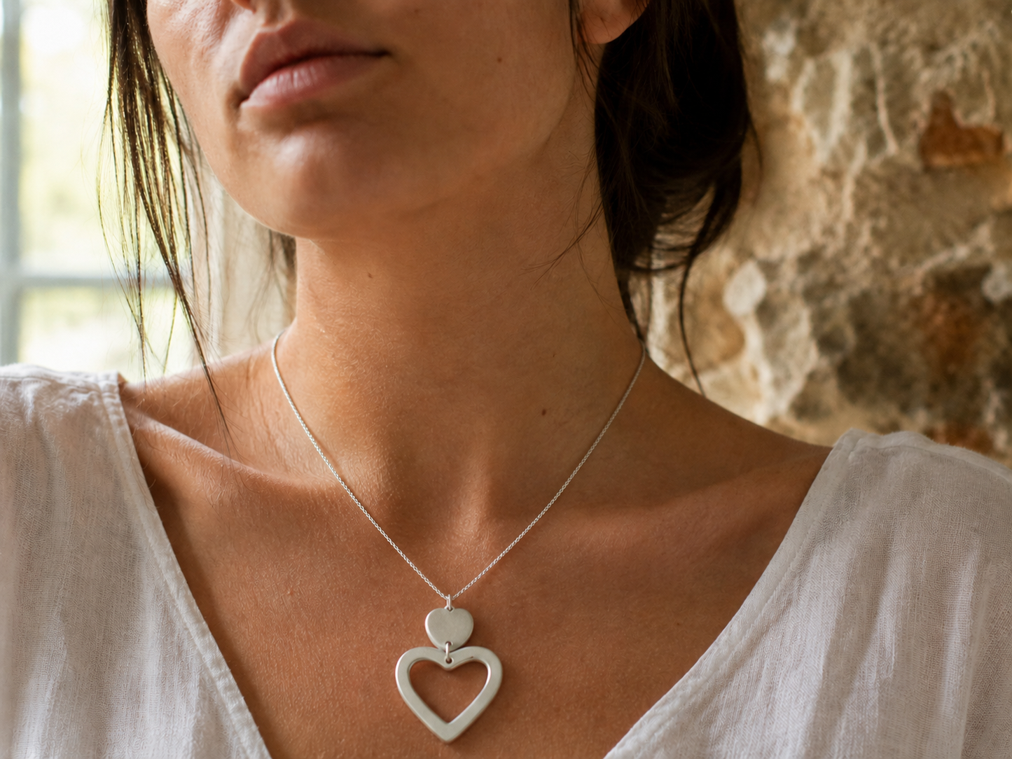 Collana Doppio Cuore