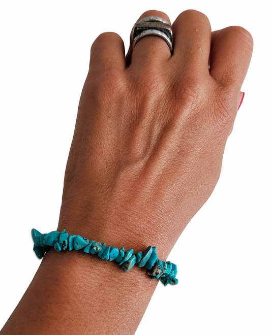 Bracciale Pietrine Dure Colorate — Fatto a Mano in Thailandia