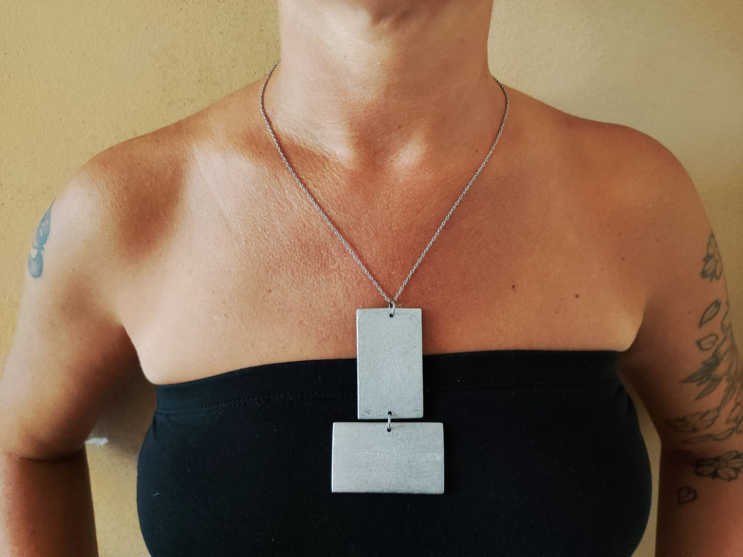 Collana pendenti rettangolari | No War Factory