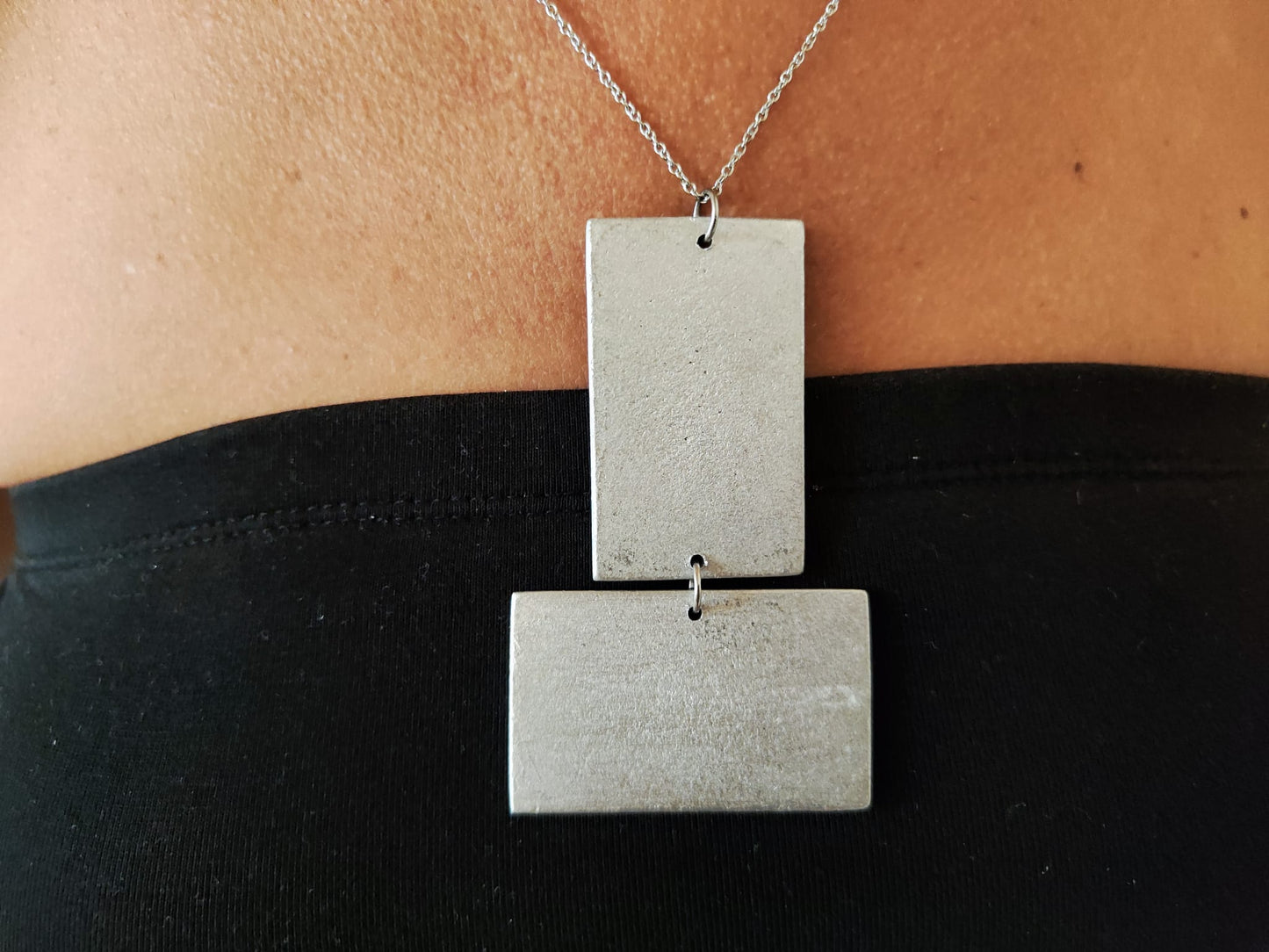 Collana pendenti rettangolari | No War Factory