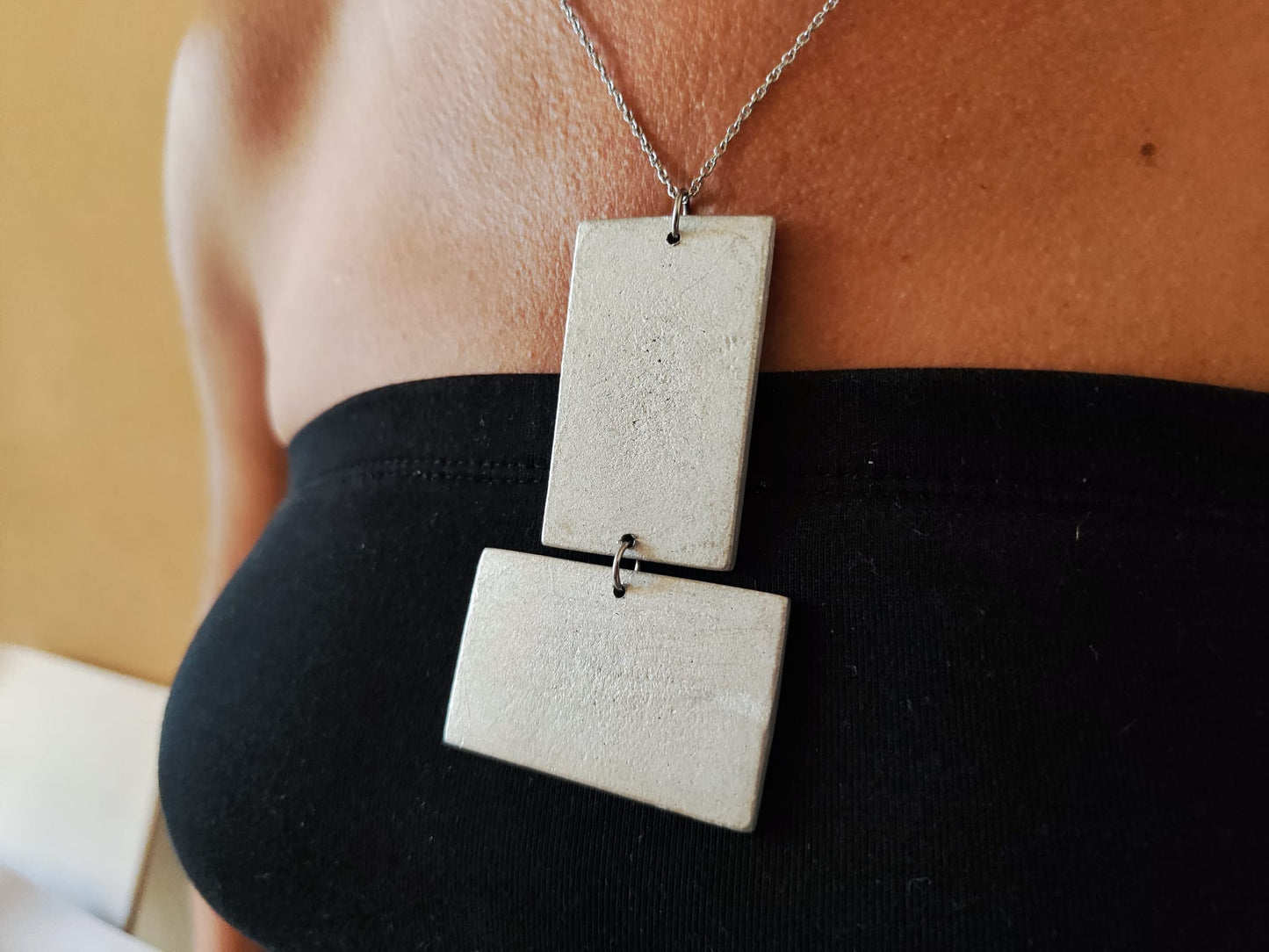 Collana pendenti rettangolari | No War Factory