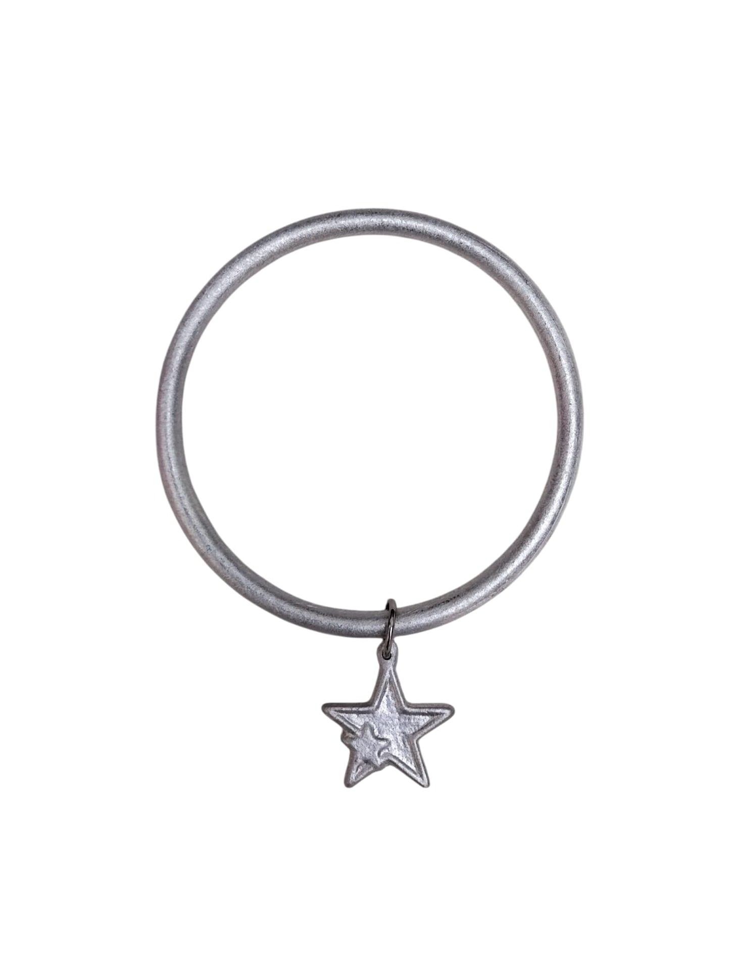 Bracciale in alluminio riciclato con pendente – fatto a mano in Laos