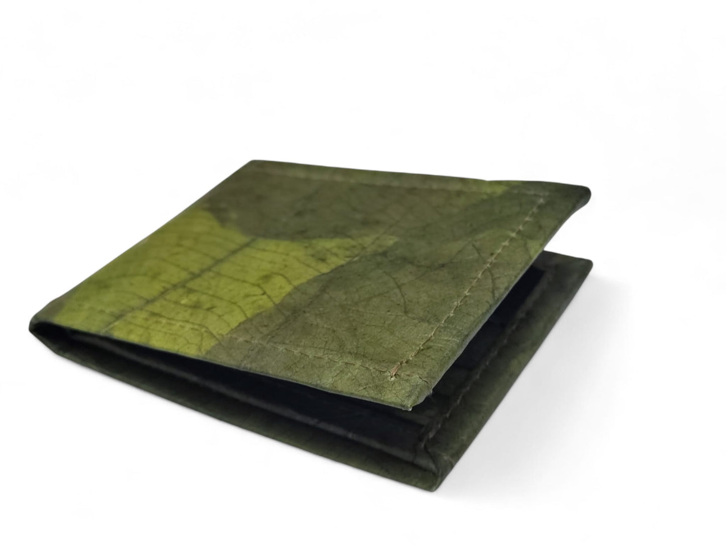 Vegane Handgefertigte Geldbörse aus Teakblättern