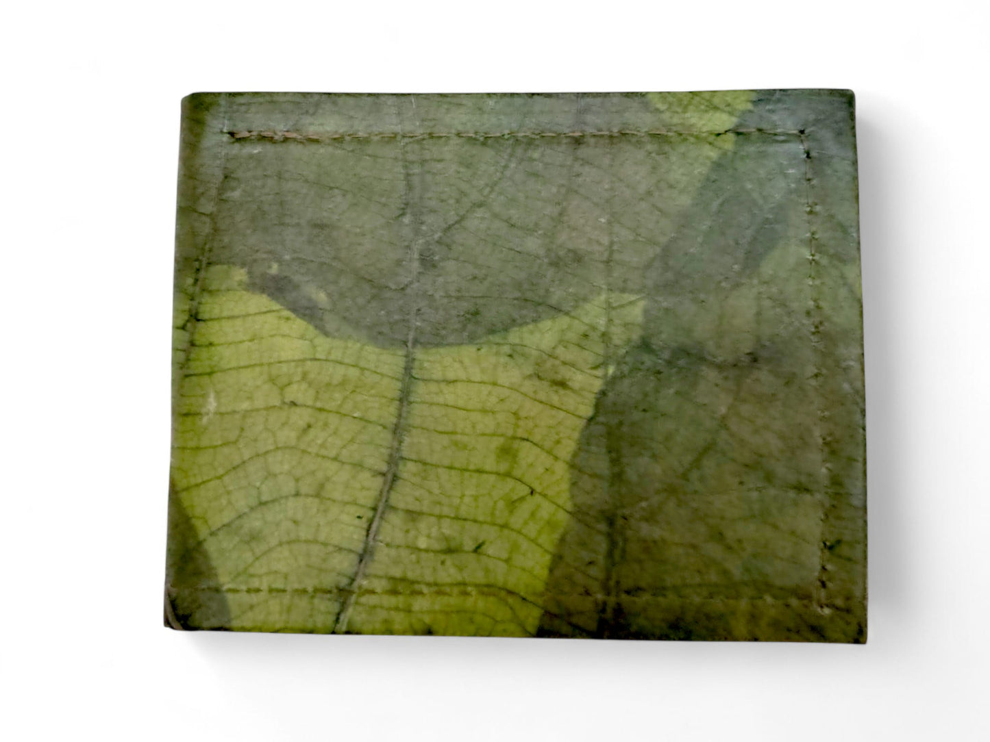 Vegane Handgefertigte Geldbörse aus Teakblättern