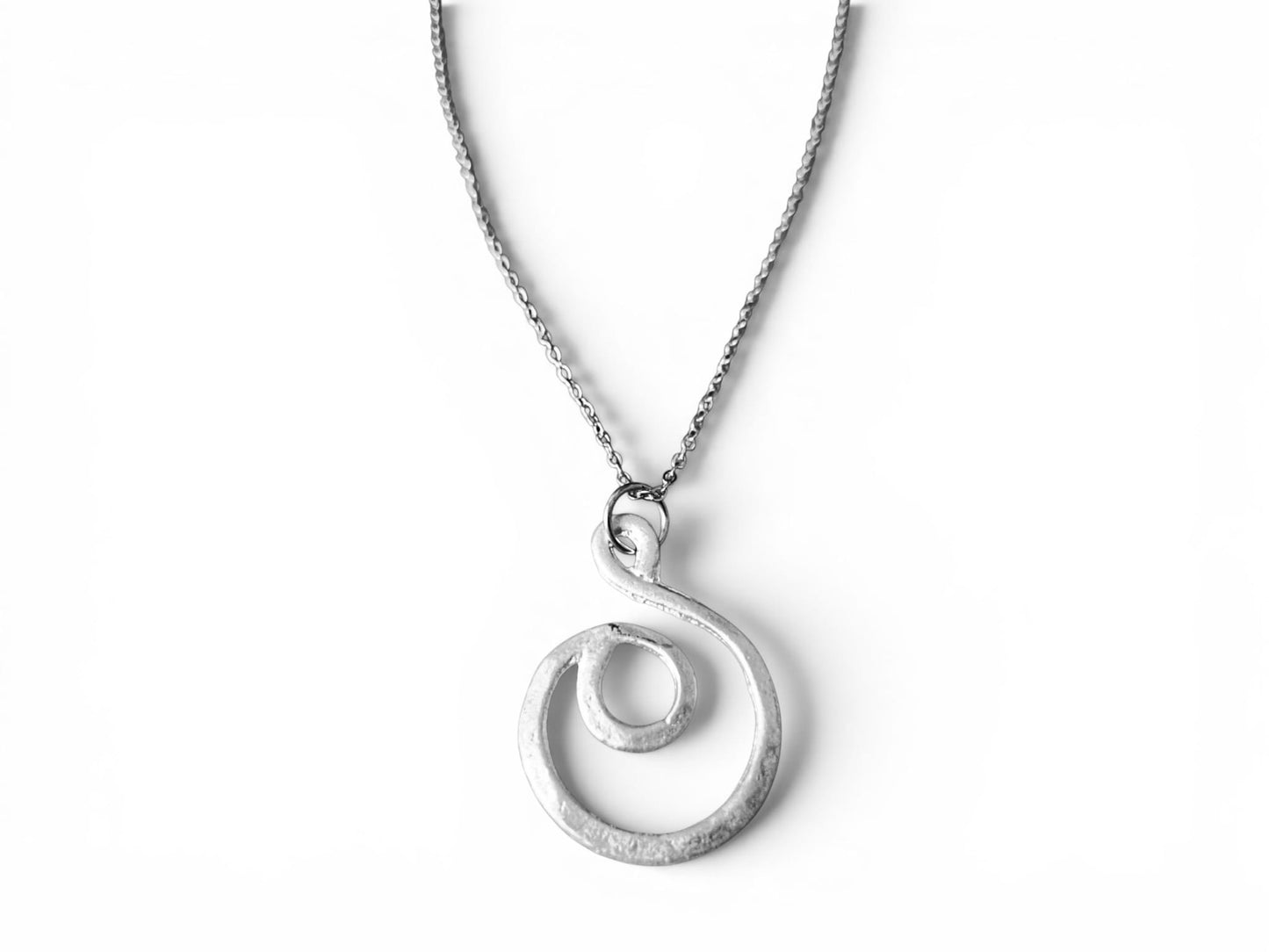 Collana Spirale — Alluminio da Ordigni Bellici