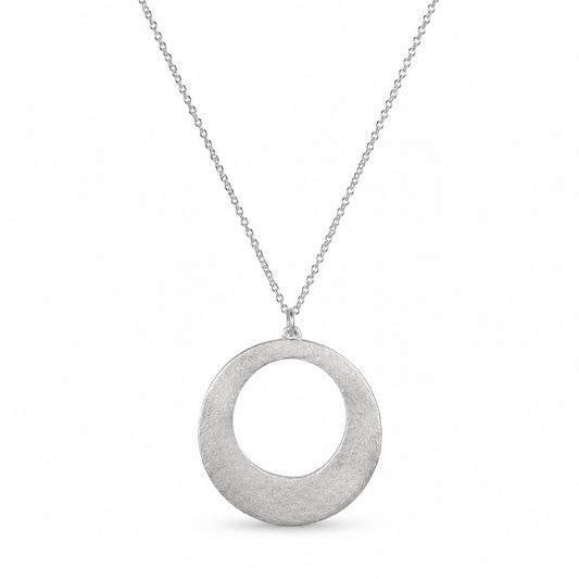 Collana Forata in alluminio da ordigni bellici, fatta a mano in Laos — No War Factory