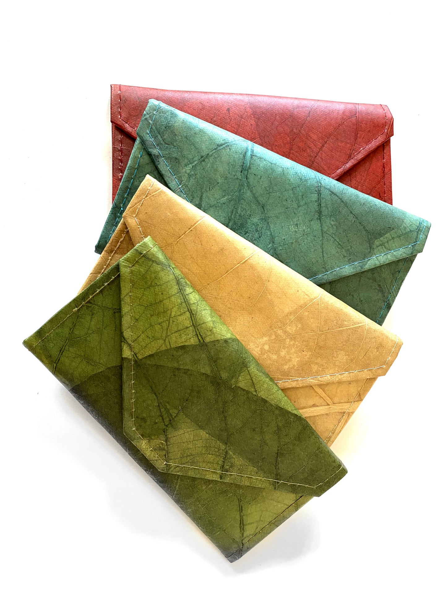 Portafoglio da Donna Vegano in Foglie di Teak