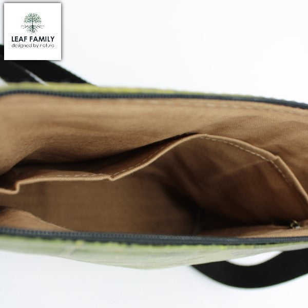 Borsa a Tracolla Artigianale in Foglie di Teak