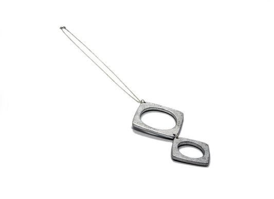 Double Square Necklace